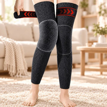 Adjustable Plush Knee Sleeves