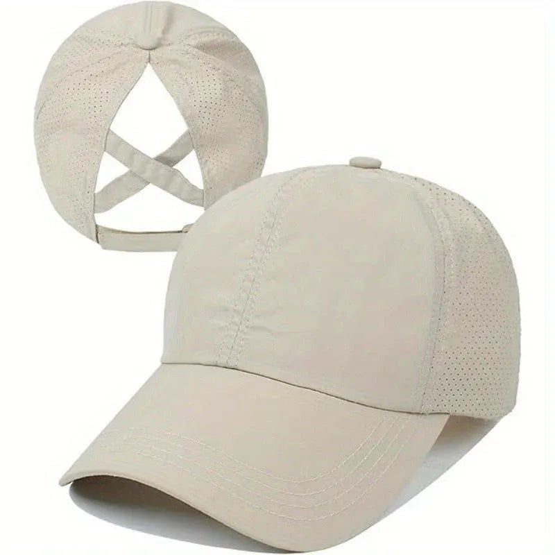 Adjustable Ponytail Baseball Hat