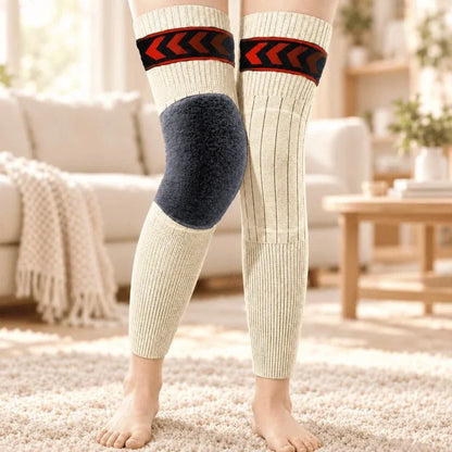 Adjustable Plush Knee Sleeves