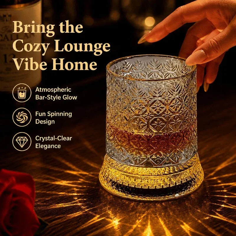 Ambient Glowing Whiskey Glass