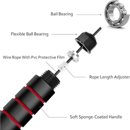 Adjustable Steel Wire Jump Rope
