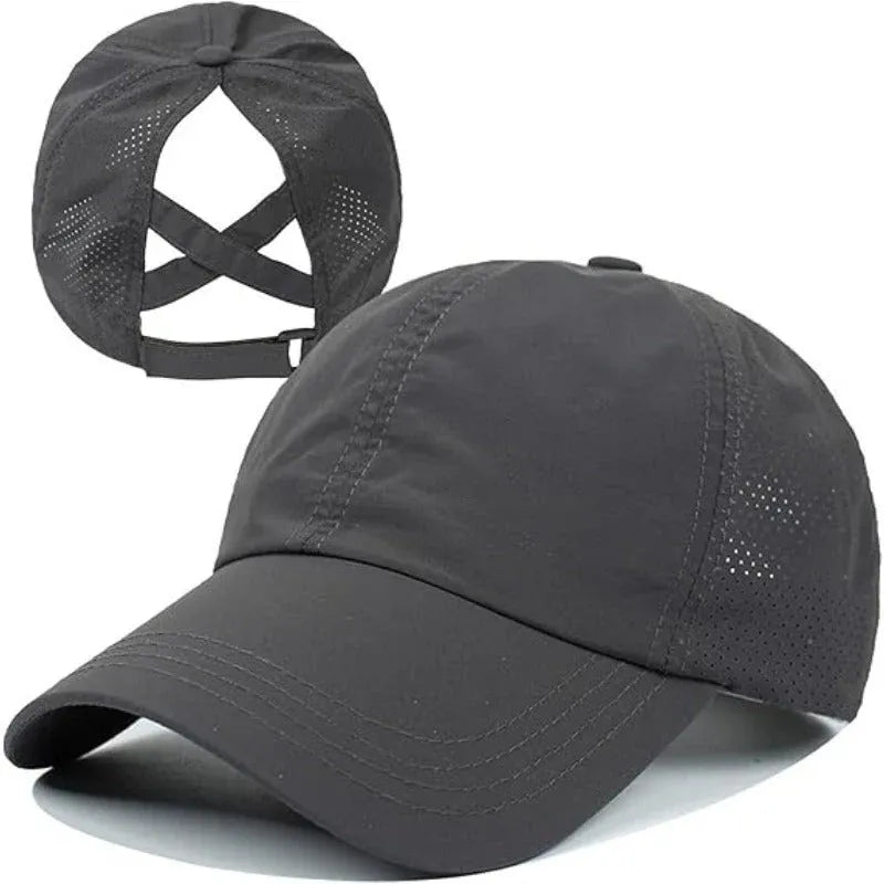 Adjustable Ponytail Baseball Hat