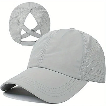 Adjustable Ponytail Baseball Hat