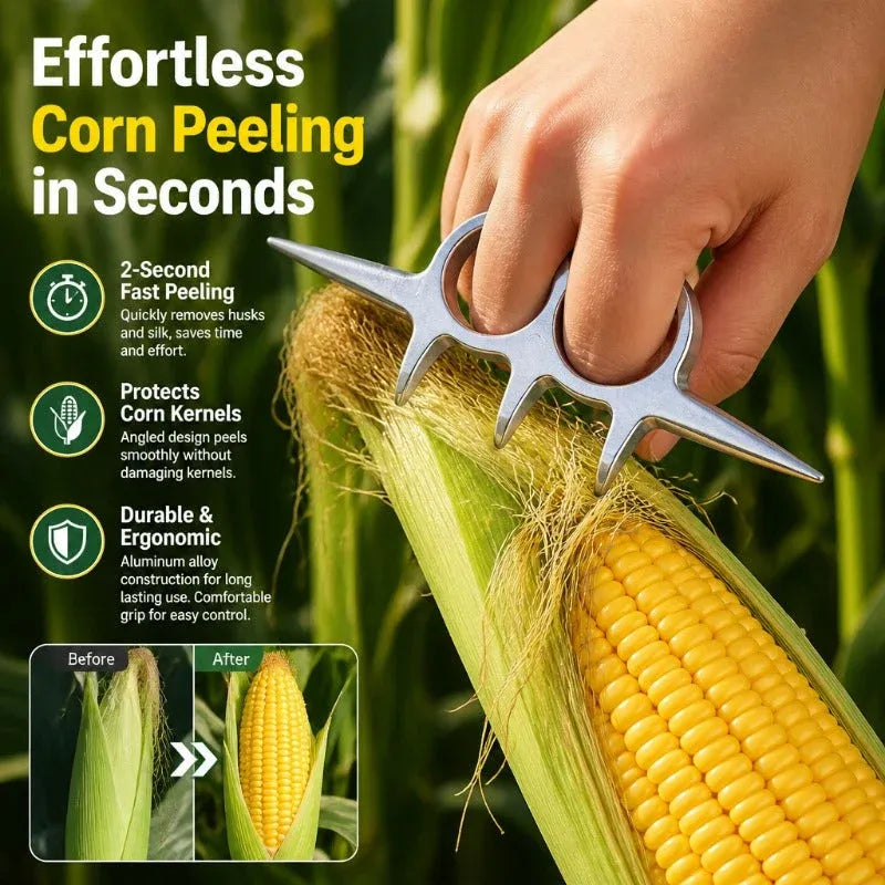 Aluminum Wearable Corn Husker