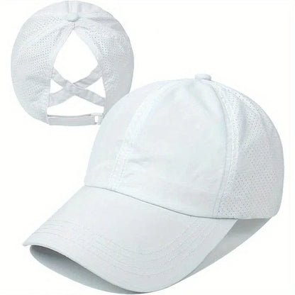 Adjustable Ponytail Baseball Hat
